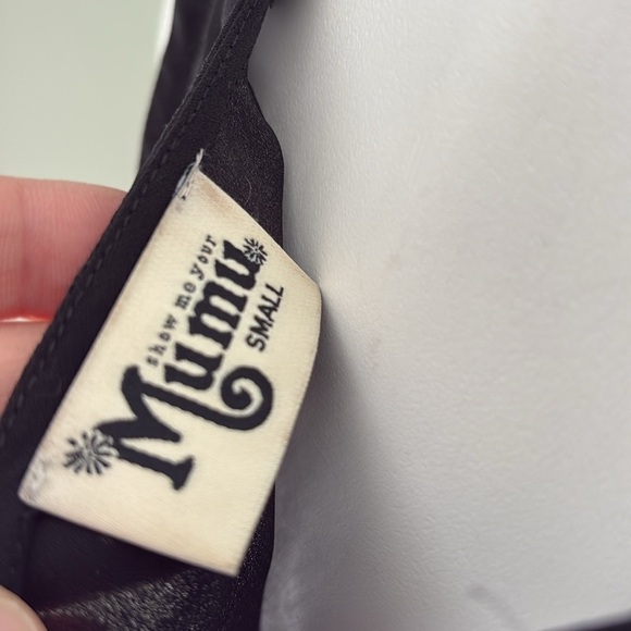 Show Me Your Mumu Sherman Tank in Black Small - Picture 7 of 8